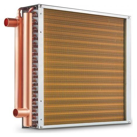 Scambiatore di Calore Acqua-Aria, con Alette in Alluminio 242 per (1/5)