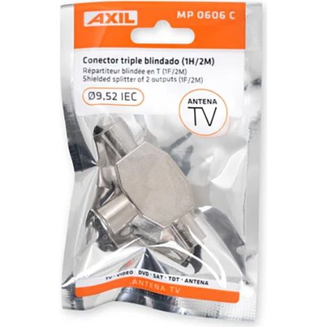 DISTRIBUTORE ANTENNA COASSIALE 2M + 1H SCHERMATO AXIL