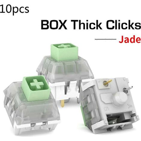 Interrupteur à clic épais pour clavier 3 broches RGB SMD compatible Cherry MX - 10 - Jade (1/4)