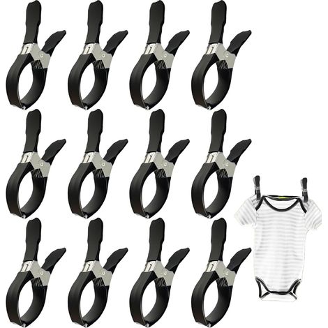 Attaches pour Bâche de Piscine - 12 Pièces Attaches Antidérapantes en Acier (1/5)