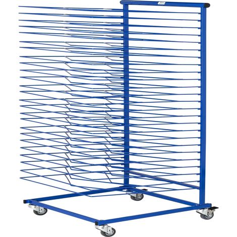 Stand carrello asciugatore blu, LxPxH (mm) 460 x 500 x 1200 - Kongamek KM152974