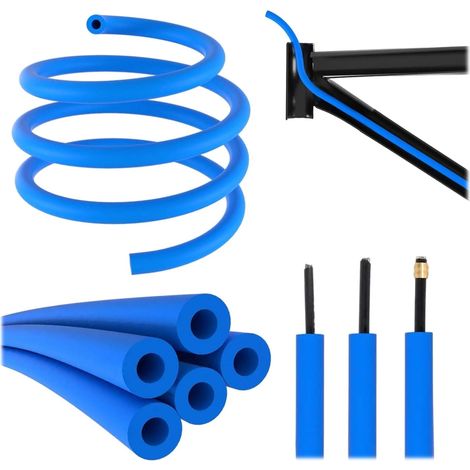 2 pièces 1,5 M/Lot de 6 mm pour Cadre de vélo boîtier intérieur,Boîtier Interne Amortisseur Tube, aux tuyaux de Transmission/Frein/hydraulique de vélo avec Un diamètre extérieur inférieur à 6mm (1/5)