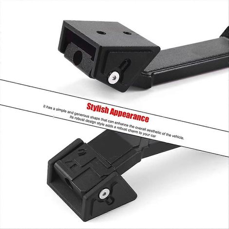 Manijas exteriores de aluminio para puertas de coche JK negras (1/5)