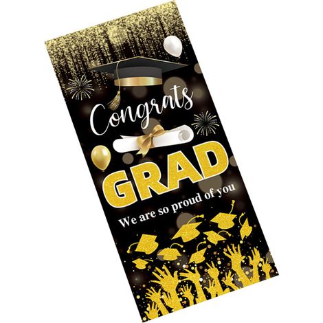 Set di decorazioni per la laurea, 72,8x35,4 pollici, -6