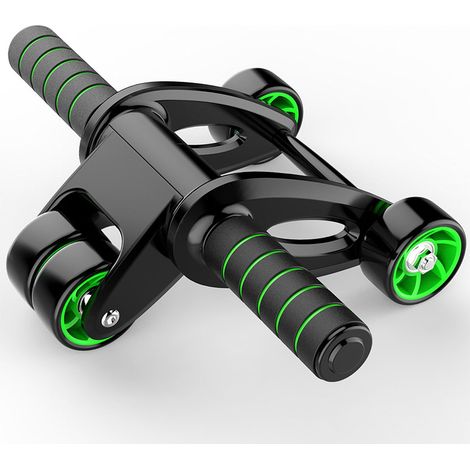 Roue abdominale, équipement de gym à domicile, roue d'exercice sans bruit, nouvelle mise à niveau 2025 pliable pour maquina para hacer abdominales, pour homme et femme