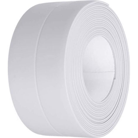 Ruban adhésif étanche pour cuisines et salles de bains, blanc, cadeau. (1/2)