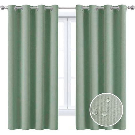 Tende oscuranti,2 pezzi,Isolamento termico,Con pannelli in rete,Decorazione d'interni per camera da letto/soggiorno,160132 cm,Stile 13 (1/5)