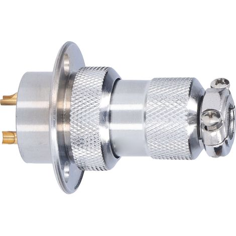 15 Stück Luftfahrt-Steckerbuchse mit runder Flanschplatte, Metalldrahtadapter 15A 250V 25mmBEM25‑2Y(2 Pin) (1/5)