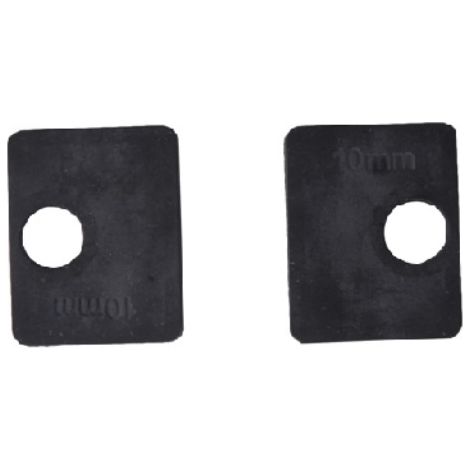[QUALITE FRANCAISE] - Caoutchouc pour épaisseur 12,76mm 66/2 pour pinces à verres carrées 55mm - Vendu par paire