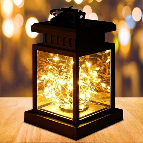 1 Piece Solar Garden Light, 30 Led Outdoor Hanging Solar Lantern, Outdoor Landscape Garden Solar Lantern, Decorative Lighting for Garden Christmas Yard Wedding Party (1/5)