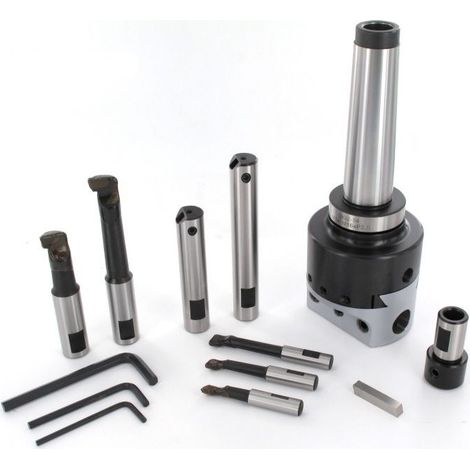 Tête d'alésage CM34/M16 DIN228 diam. 75 MM 10-220 MM Vertex VBHC-MT-4-BC3