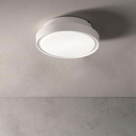 Plafoniera PETAR per esterni Bianco in Abs D30 cm (1/2)