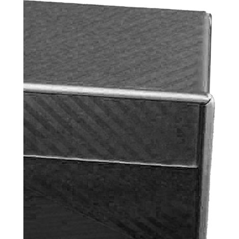 Plat à four avec couvercle, revêtement antiadhésif, système de démoulage rapide, acier au carbone, forme rectangulaire ondulée, boîte à pain, noir (1/5)
