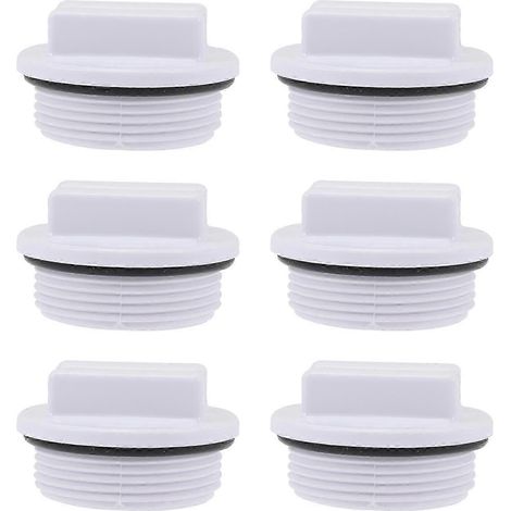 Bouchon anti-fuite d'hiver pour buse de piscine, accessoires de piscine, prévient les fuites, lot de 6 (1/2)