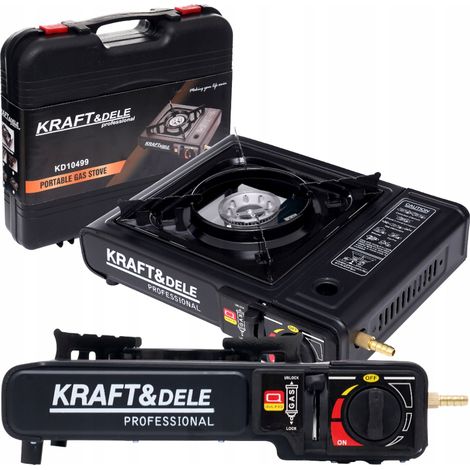 réchaud à gaz de camping, valise, adaptateur, kit de camping (1/5)