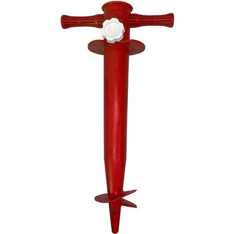 Pincho de Parasol Plastico Color Rojo Marbueno