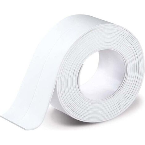 Bande d'étanchéité pour salle de bain, cuisine, douche, accessoires blanc,taille : 3,2 m x 3,8 cm