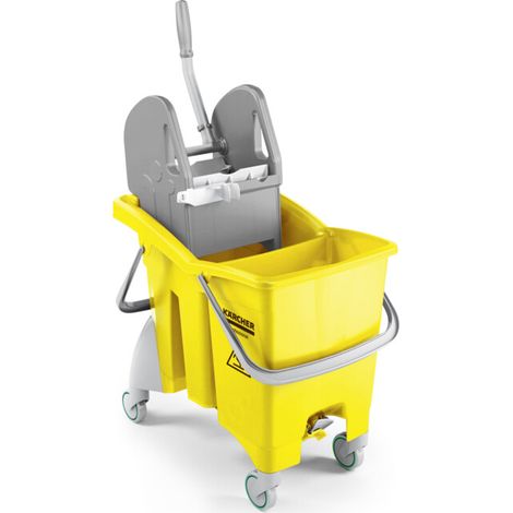 Seau à roulettes Kärcher à double compartiment 30 l