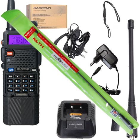 Baofeng UV-5R 8W 3800mAh + NA-771 SMA-F (1/5)