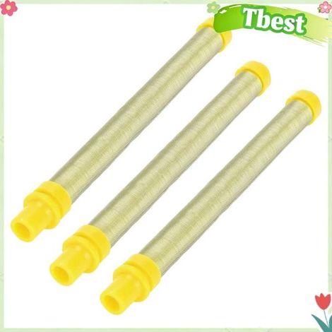 Tbest filtre de pistolet de pulvérisation de peinture sans air Tbest Filtre de pistolet quincaillerie tapisserie Jaune 100 (1/5)