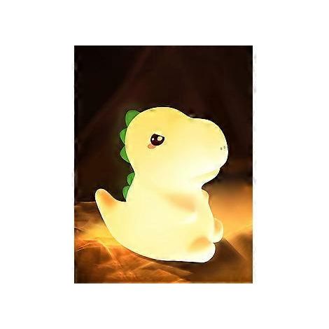 SZTXJ Dinosaurier-Nachtlichter für Kinder, farbwechselnde Dinosaurier-Nachtlichter für Kinder, niedliche Dinosaurier-Nachtlichter für Jungenzimmer-Dekoration, Silikon