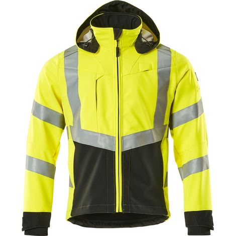 Mascot SAFE SUPREME Soft Shell Jacke Blackpool 15502-246-1709 Gr. 2XL gelb/schwarz (1/4)