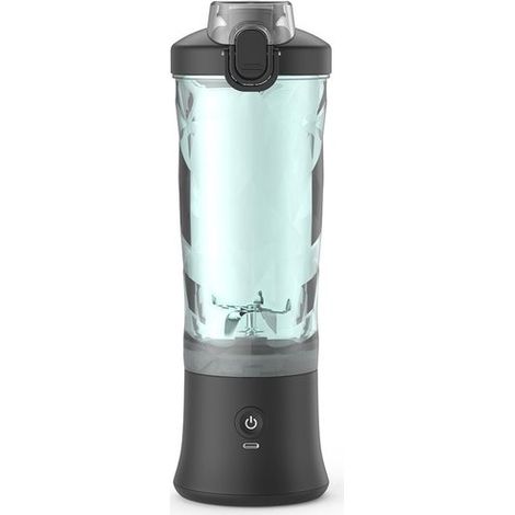 Tragbarer Standmixer 600 ml Smoothie-Mixer mit 6 Klingen 4000 mAh Frischsaftmixer für bis zu 20 Gläser Saft ideal für Reisen Küche Büro und (1/2)