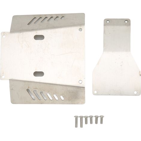 Plaque De Protection Châssis - Acier Inoxydable 0,8 Mm - Pour Voiture Télécommandée CC01 - Lot De 1 (1/5)