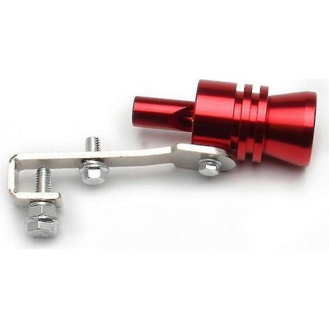 Pot d'échappement modifié pour voiture, générateur de son imitant un turbo, sifflet de turbo, accessoires pour moto (ruipei)-L-Red (1/5)