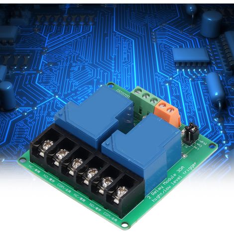 2-Kanal-Relaismodul 30A mit Hoch-/Niedrigauslösung für Hausautomation (SPS), 5V (1/5)