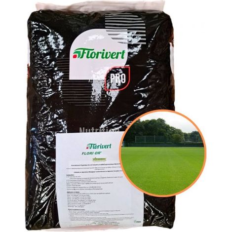 Engrais progressif Flori Or 7-0-12   2MgO   ABM 25 kg renforce le gazon et les végétaux - Florivert NEG00977