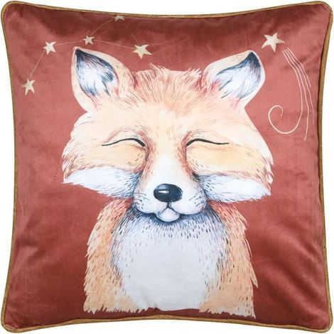 FERDINAND Kissen 40x40 cm Rotfuchs