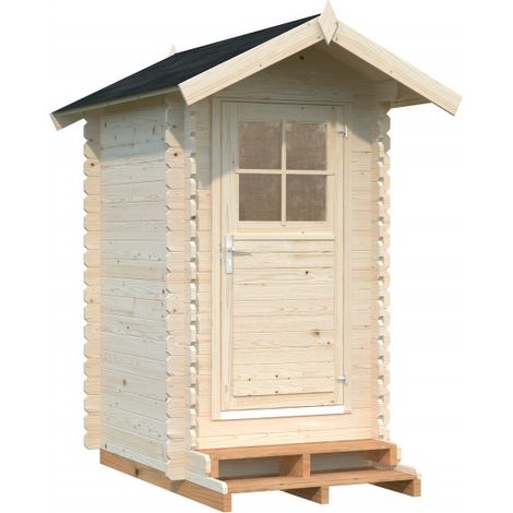 Casetta in legno Petteri 138x158 cm pareti 28 mm con pavimento incluso – Esterni da Vivere