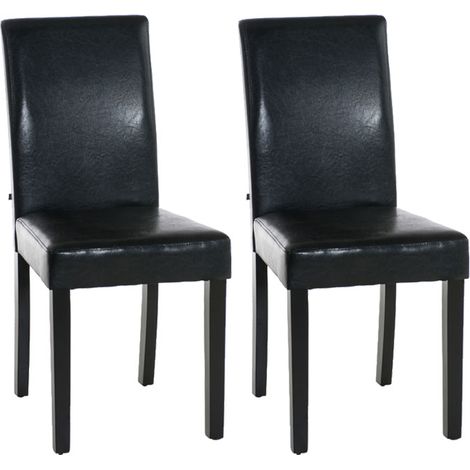 2er Set Esszimmerstuhl Ina schwarz