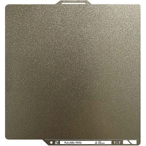 Plataforma de impresión Bambu Lab X1 P1P P1S PEI de 257x257 mm con textura de doble cara y acero para muelles, compatible con impresoras 3D Lab P1. (1/5)