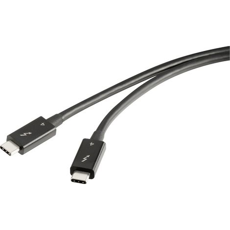 Renkforce Thunderbolt™-Kabel Thunderbolt™ 4 Thunderbolt™ (USB-C®) Stecker, Thunderbolt™ (USB-C®) St (1/5)