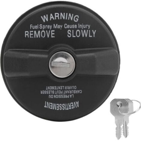Bouchons de Gaz Verrouillables, Bouchon de Réservoir de Carburant de Remplacement pour Wrangler/Cherokee/Liberty/Grand Cherokee, 05278655AB Couvercle de Verrouillage de (1/4)