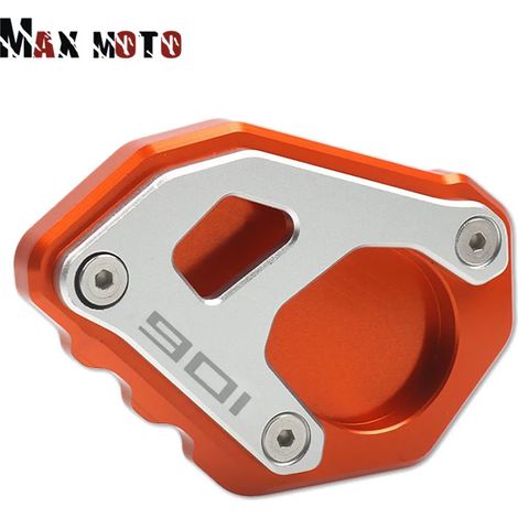 (901 B) Compatible avec les motos Husqvarna 901 Norden (modèles 2021, 2022 et 2023) : béquille latérale CNC, extension et support. (1/4)
