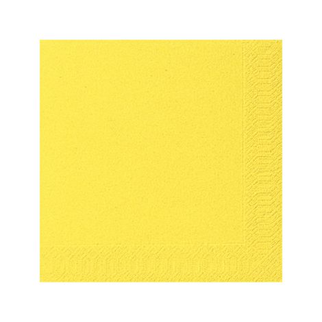 Duni Servietten gelb 33 x 33 cm - 50er Pack Servietten