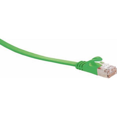 RJ45 Patchkabel U/UTP, m. CAT.7 Rohkabel, 5 m, grün