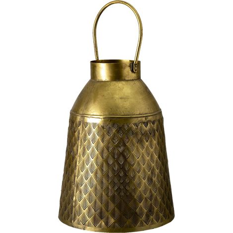 Seau Décoratif en Fer Coloris Cuivre Ø 29 x 38 cm - Objet de Décoration pour Maison et Jardin - PANGIVO (1/4)