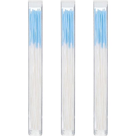 180 lingettes de nettoyage jetables pour piercings d'oreilles-12X1.5CM-Sky-blue (1/4)