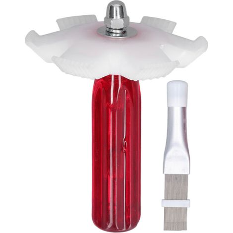 2 Pièces Peigne à Ailettes pour Climatiseur, Redresse-Ailettes de Condenseur, Outil de Nettoyage Blanc (1/5)