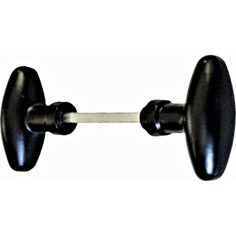 Bouton Double Olive Noir KLOSE besser Carré de 6.