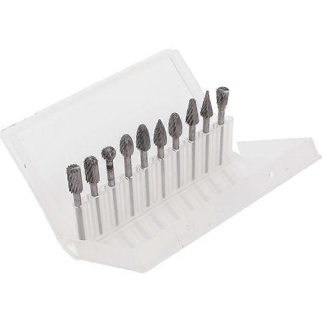 Kit de 10 fraises rotatives en carbure cémenté pour le chanfreinage (1/5)