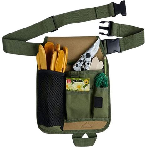Praktische Unisex-Garten- und Floristen-Bauchtasche mit Tragetasche für Schreiner, Gärtner, Bauarbeiter und Tischler (1/5)