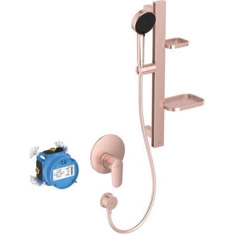 Ideal Standard BE127RO Ensemble robinetterie alu + rosace (1/5)