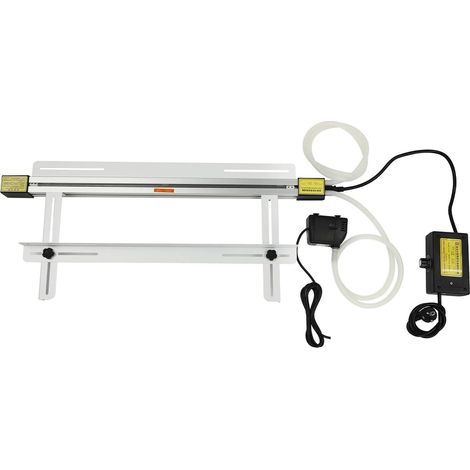 cintreuse manuelle Plieuse à chaud en acrylique de 60 cm, plieuse de feuilles de plastique PVC avec support 1000 W (1/5)
