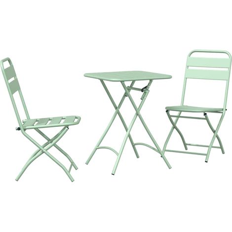 Maison Exclusive - Set bistrot 3 pcs Verde Acciaio
