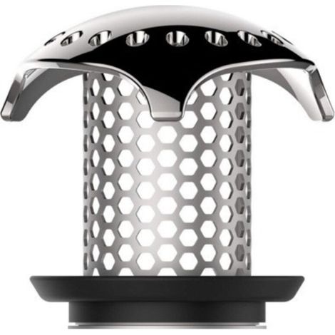 Filtre à déchets – récupérateur de cheveux – crépine en acier inoxydable argenté